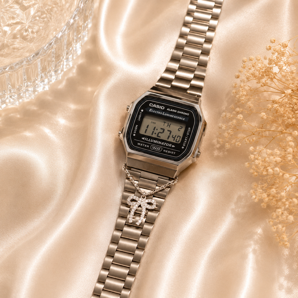 Aster Bow Watch Charm