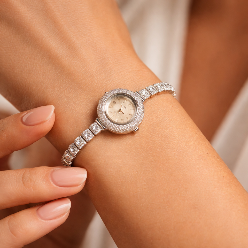 Serene Sparkle Bracelet Watch